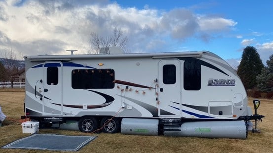 How to skirt shop a 5th wheel trailer