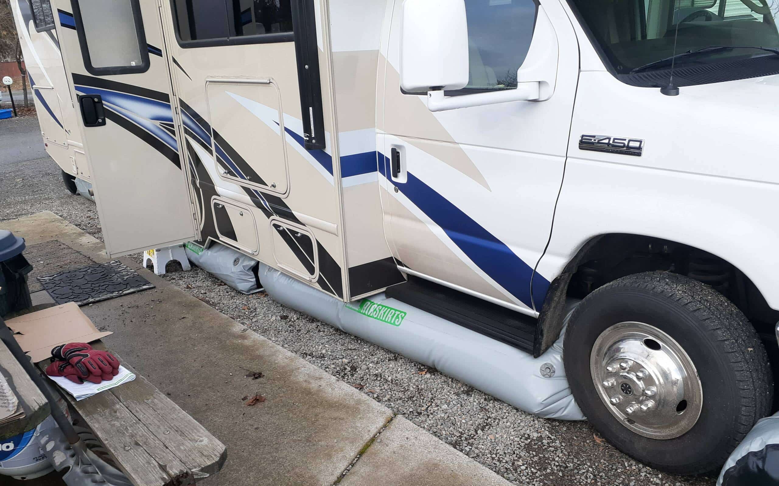 rv skirting on thor class c motorhome